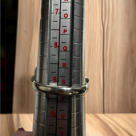 Kingman Turquoise Solid Sterling Silver Ring - Picture 6 of 9